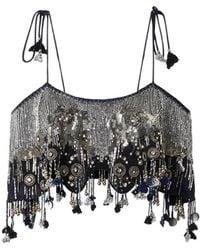 Isabel Marant - Liwane Sequin-Embellishment Silk Top - Lyst