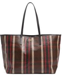 Bimba Y Lola - Large Oak Tartan Shopper Bag - Lyst