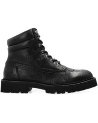 DSquared² - D2 Monogram Leather Boots - Lyst