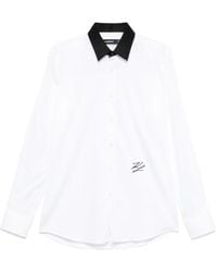 Karl Lagerfeld - Overhemd Met Contrasterende Kraag - Lyst