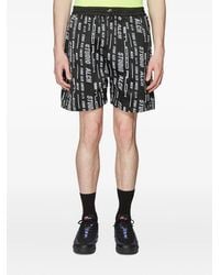 STUDIO ALCH - Logo-Motif Panelled Track Shorts - Lyst