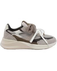 Date - Musa Mono Panelled Low-Top Sneakers - Lyst