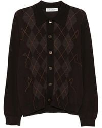 Our Legacy - Cardigan mit Argyle-Muster - Lyst