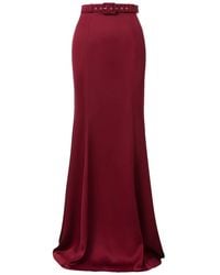 Il Volo - Anais Belted-Waist Skirt - Lyst