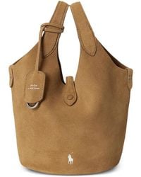 Polo Ralph Lauren - Petit Sac À Bandoulière Polo Play En Daim - Lyst