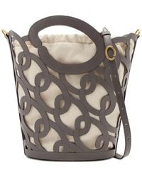 Oscar de la Renta - Handtasche Aus Leder - Lyst