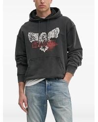 The Kooples - Eagle-Print Hoodie - Lyst