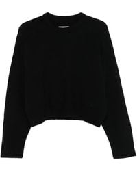 Loulou de Saison - Round-Neck Crop Sweater - Lyst