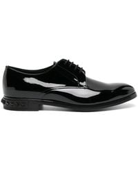 Philipp Plein - Derby Stars Leather Oxford Shoes - Lyst
