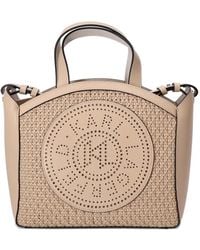 KARL LAGERFELD - Perforated Logo Tote Bag - Lyst