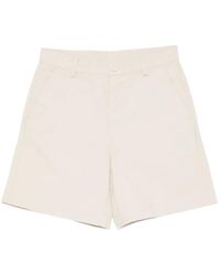 Aspesi - Slash-Pocket Chino Shorts - Lyst