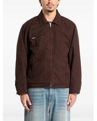 MM6 by Maison Margiela - Logo-Embroidered Jacket - Lyst