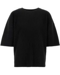 Homme Plissé Issey Miyake - Plissé-Effect T-Shirt - Lyst