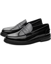 Poche Paris - Strap-Detail Loafers - Lyst