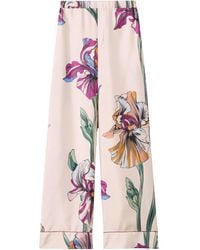 La DoubleJ - Hose Mit Blumen-Print - Lyst