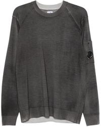 C.P. Company - Crew-Neck Wool Sweater - Lyst