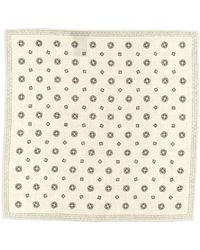 Brunello Cucinelli - Einstecktuch mit geometrischem Print - Lyst