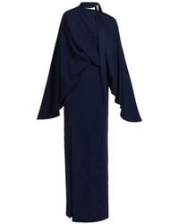 ‎Taller Marmo - Brooks Draped-Sleeve Maxi Dress - Lyst