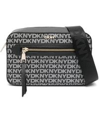 DKNY - Bryant Ave Umhängetasche Mit Monogramm-Muster - Lyst