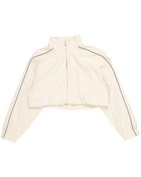 Balenciaga - Cropped Zip-Up Jacket - Lyst