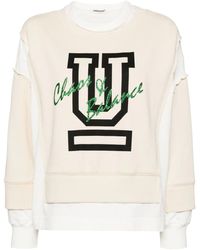 Undercover - Contrast-Panel Cotton Sweatshirt - Lyst