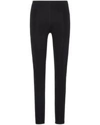 Sportmax - High-Shine Slim-Fit Trousers - Lyst