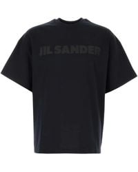 Jil Sander - Katoenen T-Shirt - Lyst