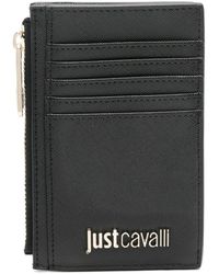 Just Cavalli - Logo-lettering Leather Wallet - Lyst