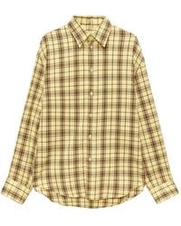 MSGM - Camisa a cuadros - Lyst