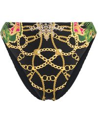 CAMILLA - Bikinihöschen Mit Barock-Print - Lyst