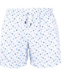 Fedeli - Badehose Mit Seestern-Print - Lyst