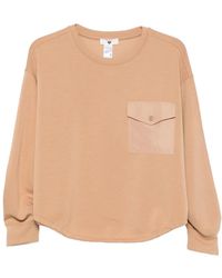 Twinset - Flap-Pocket Drop-Shoulder Sweatshirt - Lyst