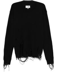 MM6 by Maison Martin Margiela - ダメージ プルオーバー - Lyst