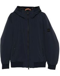 BOSS - Logo-Patch Padded Jacket - Lyst
