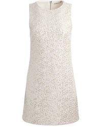Alice + Olivia - Abito Smanicato Cade Con Decorazione - Lyst