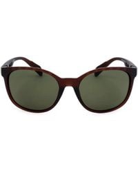 adidas - Logo-Print Round-Frame Sunglasses - Lyst