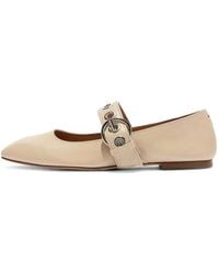 Aeyde - Buckle-Strap Ballet Flats - Lyst