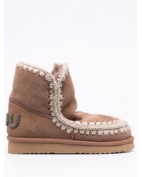 Mou - Botas Slip-On Con Detalle De Costuras - Lyst