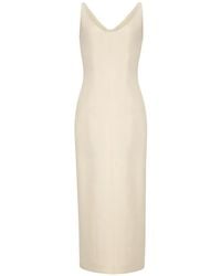 Adam Lippes - Willa V-Neck Dress - Lyst