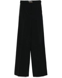 Elisabetta Franchi - Broek Met Ceintuur - Lyst