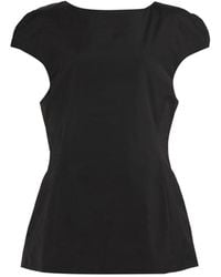 Amomento - Taffeta Cap-Sleeve Mini Dress - Lyst