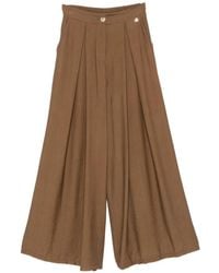 Dixie - Pleated Wide-Leg Trousers - Lyst