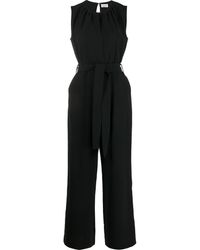 P.A.R.O.S.H. - Belted Wide-leg Jumpsuit - Lyst