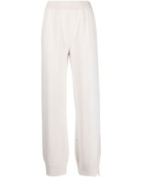 Barrie - Side-slit Cashmere Trousers - Lyst