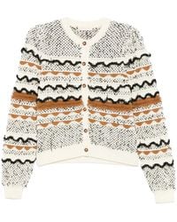 Ulla Johnson - Cecilia Fringed Buttoned Cardigan - Lyst