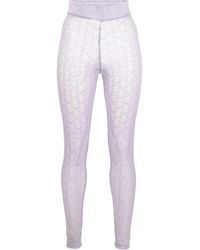 Philipp Plein - Monogram-Pattern Leggings - Lyst