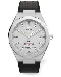 Timex - Q Continental Gmt 39Mm Watch - Lyst