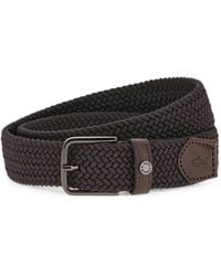 Paul & Shark - Leather-Trimmed Braided Belt - Lyst