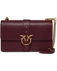 Pinko - Sac À Main Love Médium En Cuir Avec Nouvelle Boucle - Lyst