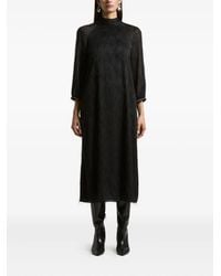 Peserico - Mock-Neck Midi Dress - Lyst